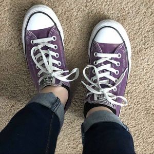 Purple Converse size women’s 7